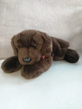 Yomiko Classics Chocolate Lab Labrador Soft Plush Puppy Dog Realistic Russ 12”
