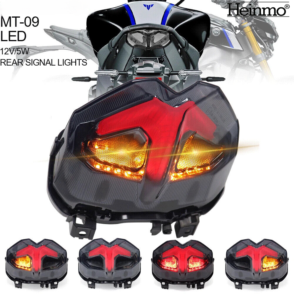 For MT09 MT-09 SP 2021 2022 2023 LED Rear Tail Light Brake Turn Signal SM