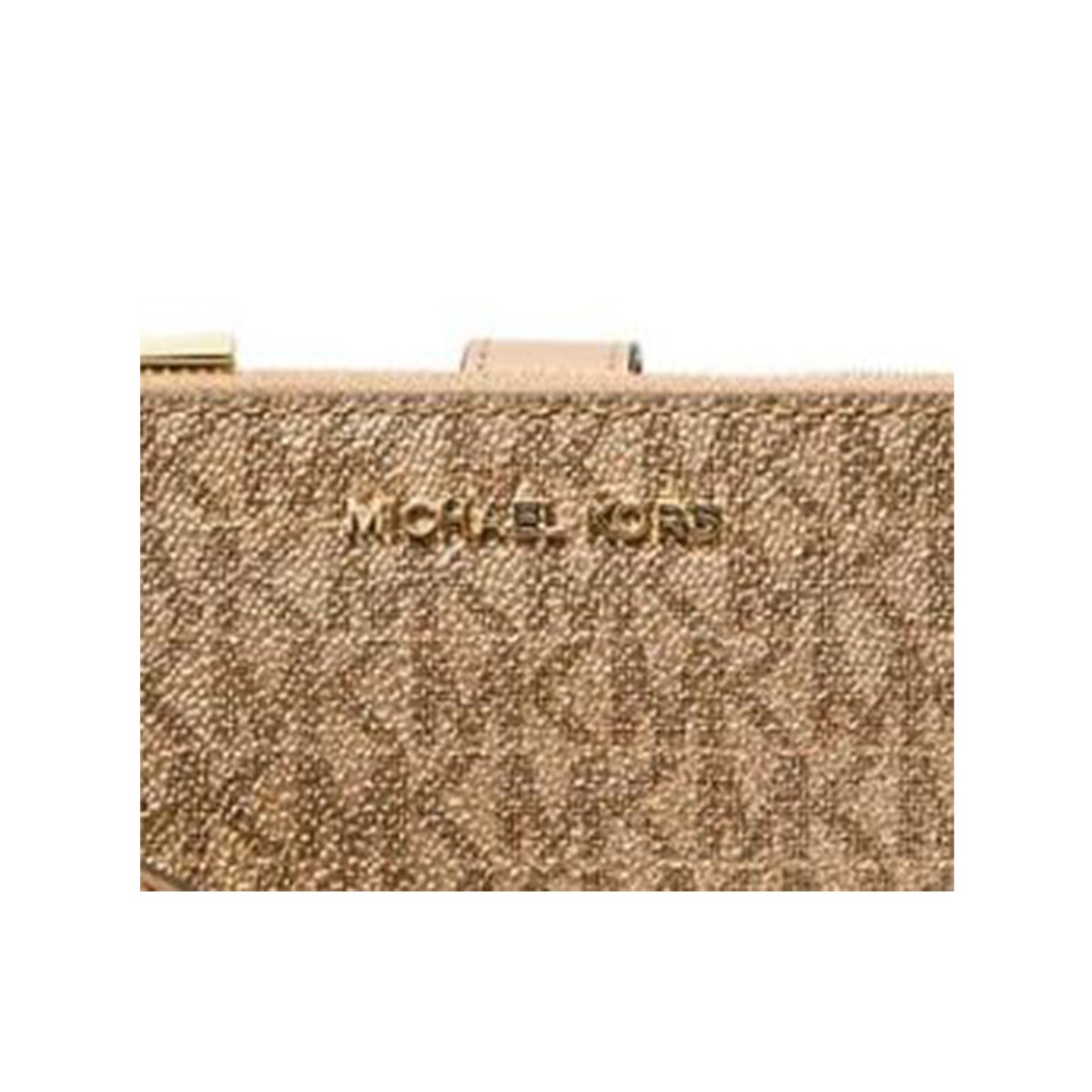 Michael Kors Jet Set Double Zip Wristlet (Camel., One Size