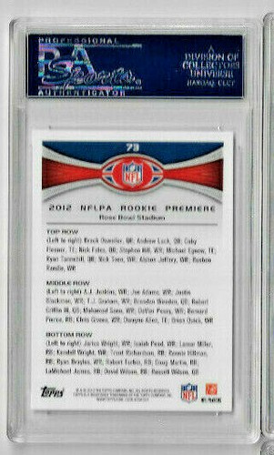 2012 Topps Rookie Premiere PSA 10 Wilson, Foles, Luck, Tannehill, Cousins RC - Picture 2 of 2