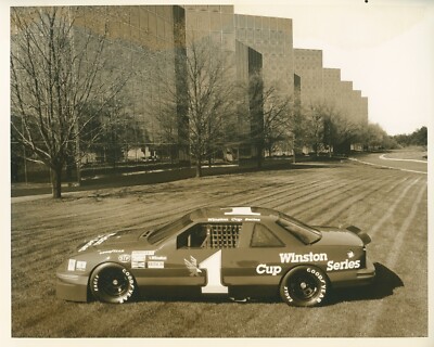 Vintage Photo Winston Cup Series #1 Nascar Chevy B&W Sepia Print 8x10