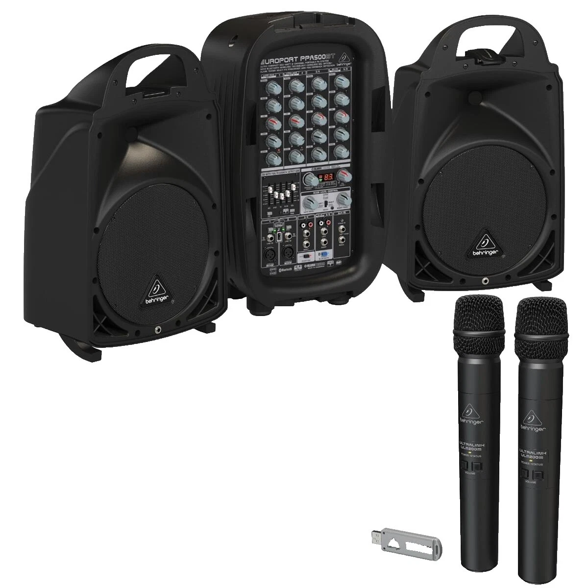 Estudio de audio profesional Behringer y paquetes de equipo en vivo