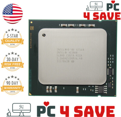 Intel Xeon X7560 SLBRD 2.267GHz 24MB 8-Core LGA 1567 Server Processor 130W P4S