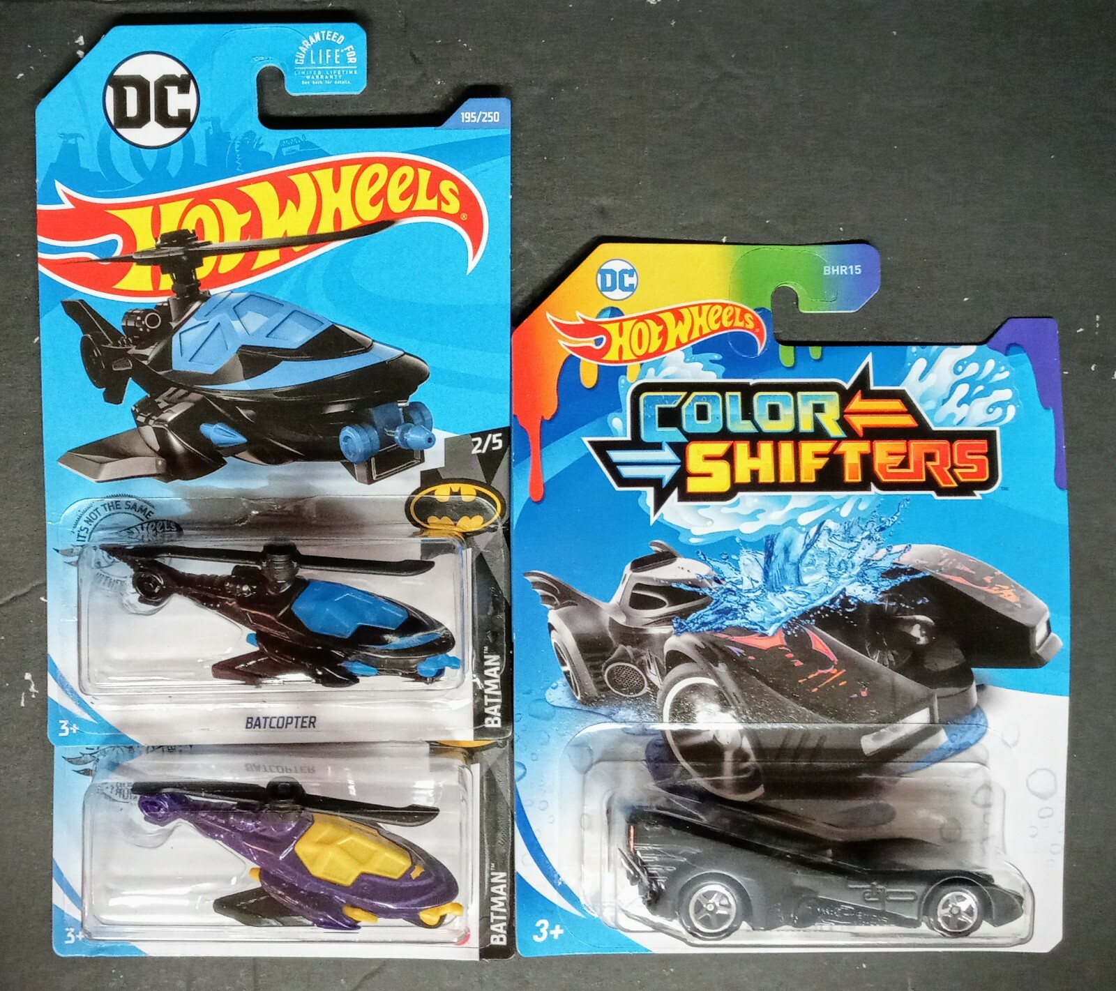 hot wheels batman color shifters