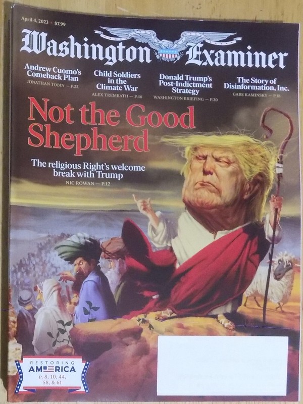 NOT THE GOOD SHEPHERD  -  WASHINGTON EXAMINER MAGAZINE (WITH PUZZLE)