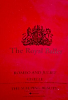 Königliches Ballettprogramm Giselle Dornröschen Romeo & Julia ausführliche Ausgabe