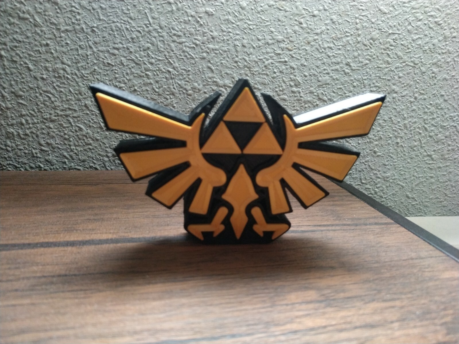 Logo Zelda trifuerza 3D