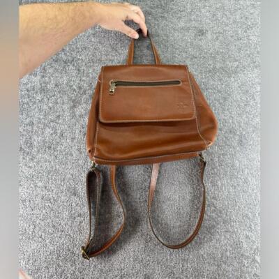 Patricia Nash Molina Convertible Satchel Leather Backpack Bag Brown crossbody Patricia Nash Molina Convertible Satchel Leather Backpack  main image 2