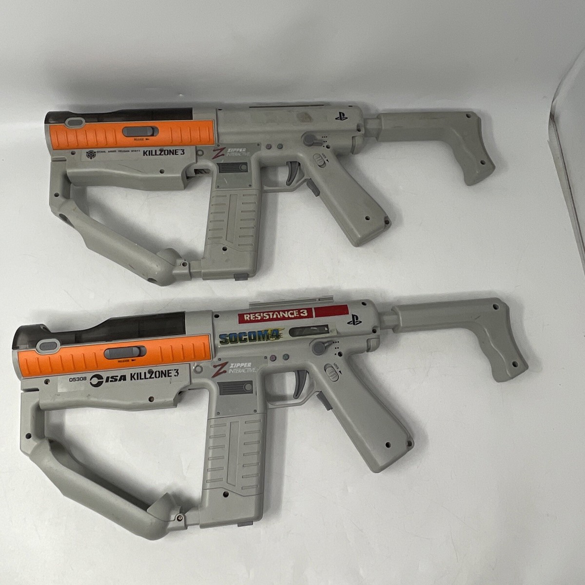 Lot Of Sony PlayStation Move Sharp Shooter PS3/PS4 Light Gun CECHYA-ZRA1