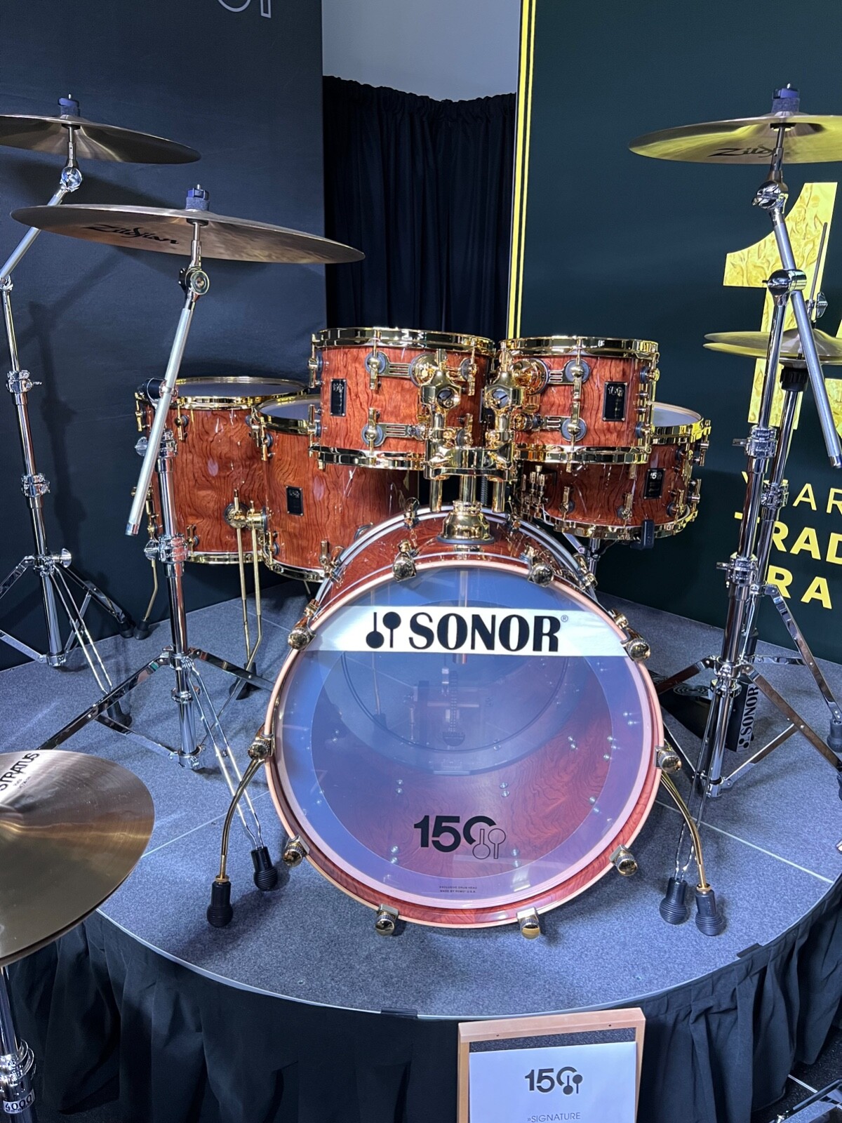Sonor 150th Anniversary Signature Shell Set Genuine Bubinga #11 of 50 Worldwide