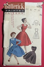 Rare Vintage Butterick 7030 Teen Age Jumper  Shirt-Blouse 14 Sewing Pattern