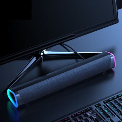 3D Soundbar Bluetooth 5.0 Speaker Subwoofer For Laptop & PC Theater TV Aux 3.5mm