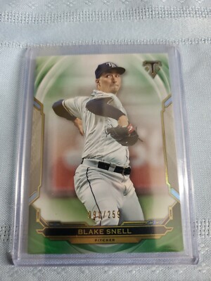 2019 Topps Triple Threads Emerald 91/259 Blake Snell #19 Mint