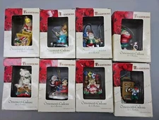 Traditions Collectible Gift Ornaments Christmas Assortment Lot Of 8 In Boxes