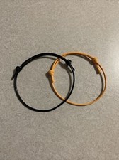 String Bracelet Summer Beach Cord Surfer. free shipping Black, Orange