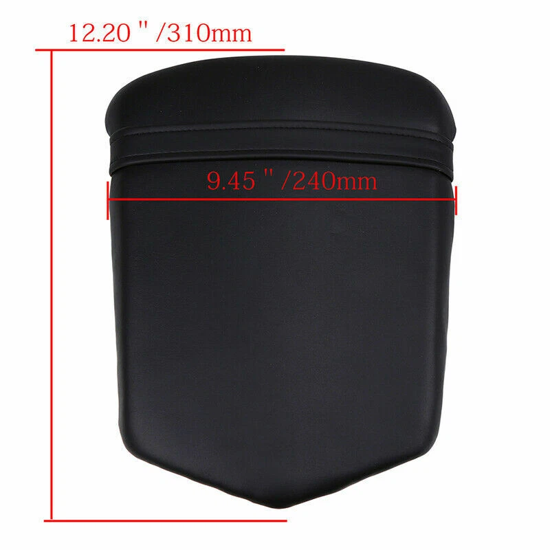 Almohadilla de asiento de pasajero trasero de motocicleta 24 x 31 cm para Yamaha YZF R1 YZF-R1 2000-2001 Foto 2 de 4
