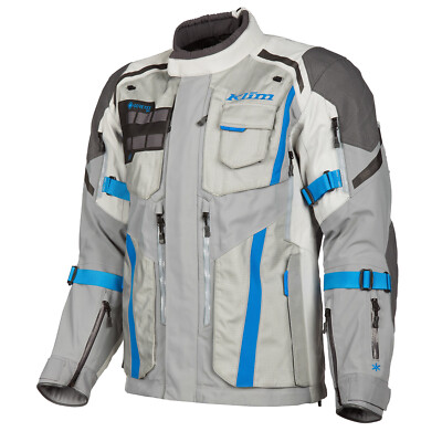Klim Badlands Pro GoreTex Motorradjacke  Gr. XL - Grau Blau