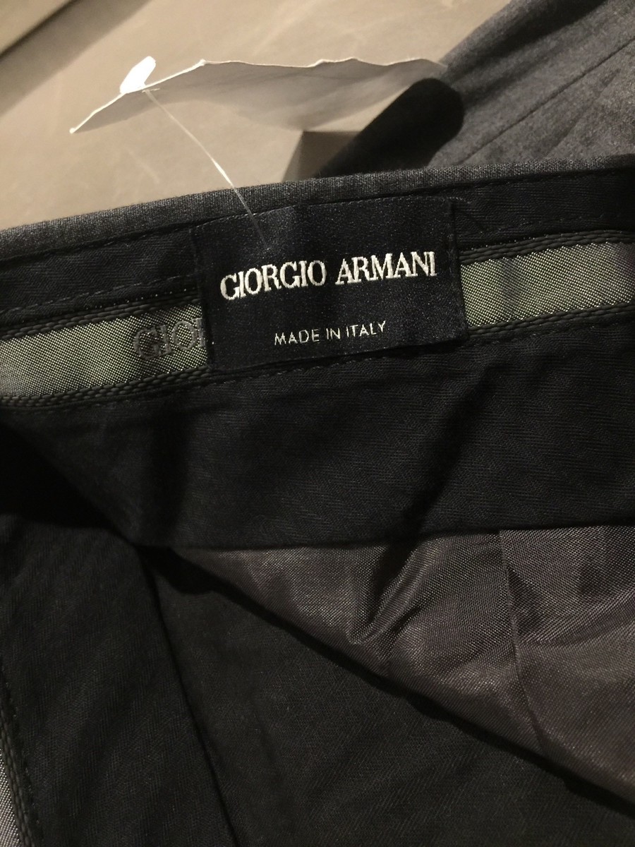 NWT Giorgio Armani Italy Mens Slim Skinny Fit Wool Pants EUR NWT Giorgio Armani Italy Mens Slim Skinny Fit Wool Pants EUR