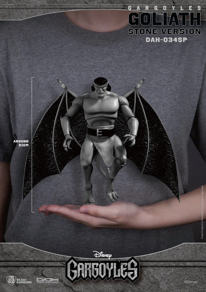 Figura Iluminada Dinámica Gárgolas SDCC 2023 PX Exclusiva Goliat 8" Limited 500 Foto 2 de 4