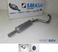Imasaf Auspuff Msd, Mitteltopf für VW Touran 1.9 TDI / 2.0 TDI 74-103Kw 2/03-