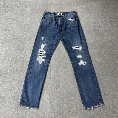 LEVI´S Jeans 505 Herren Vintage Hose W31 L32 Regular Straight 25215 Blau Denim