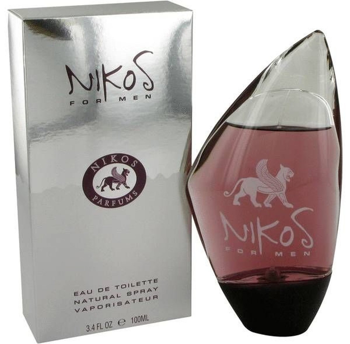 Nikos Red For Men Red 3.4 oz 100 ml Eau De Toilette NIB Rare | eBay