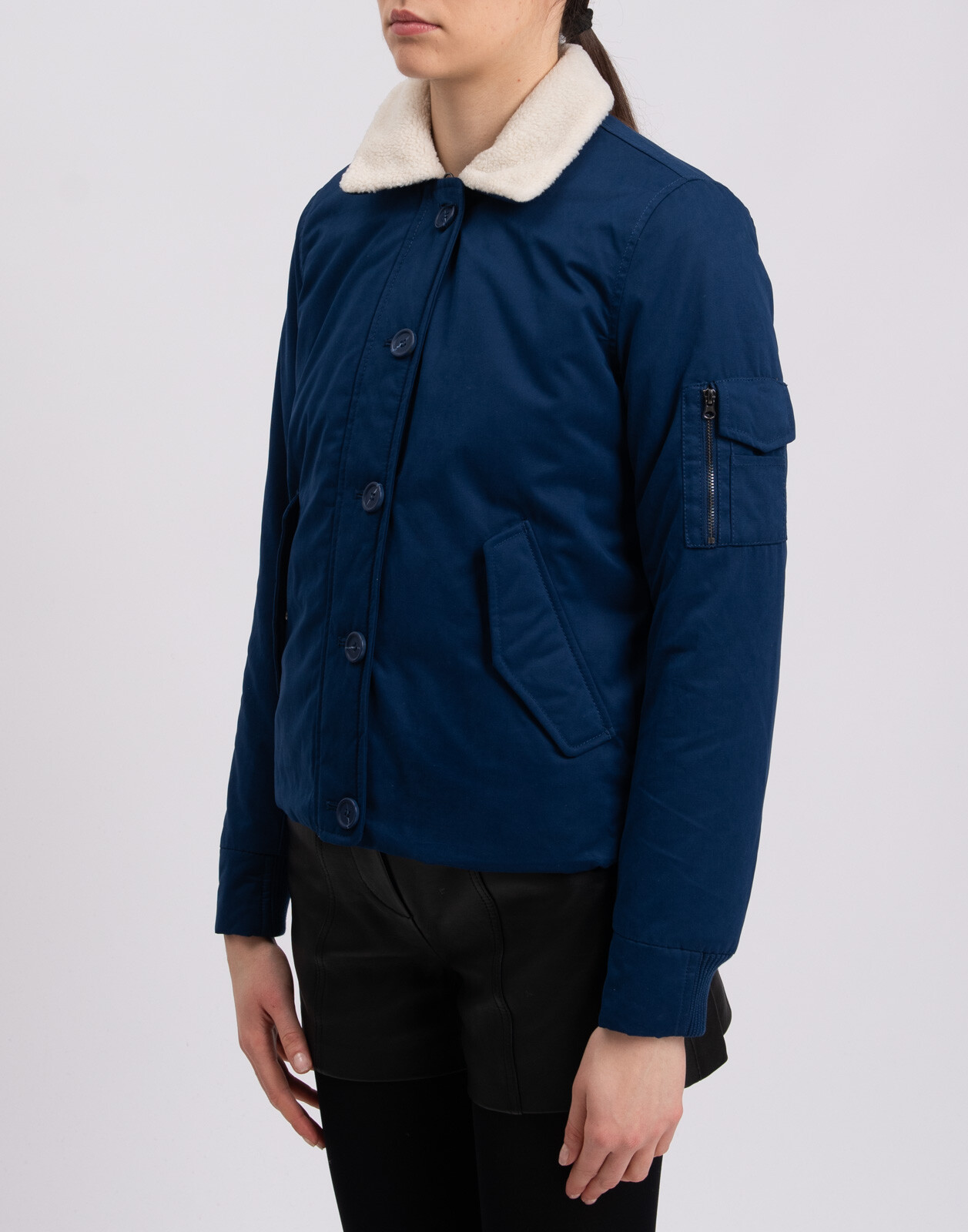 ALTRA RRP $245 Giacca 8 Taglia XS Imbottita Collare Sherpa