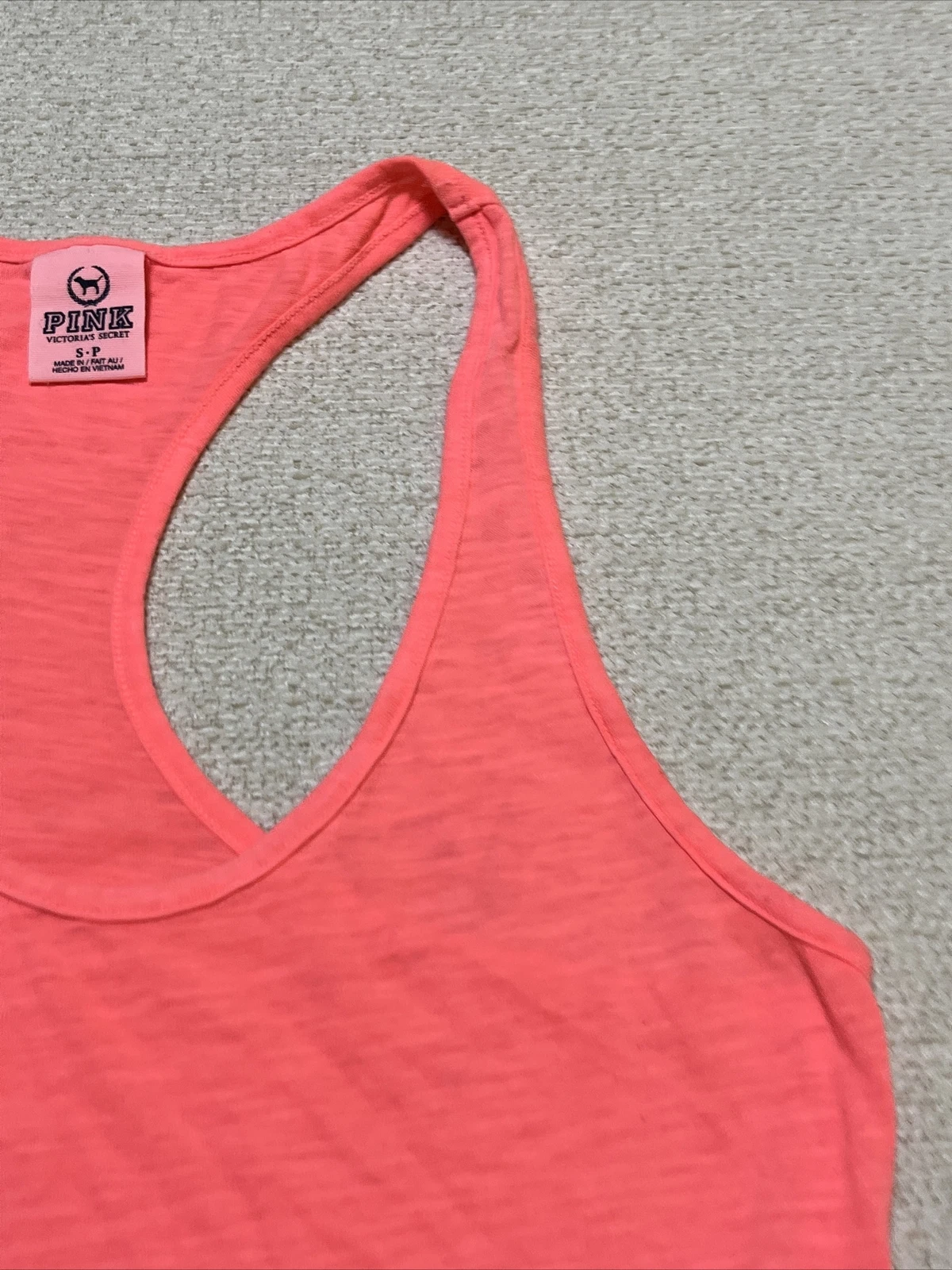 victoria-secret-vs raceback workout athletic tank-top