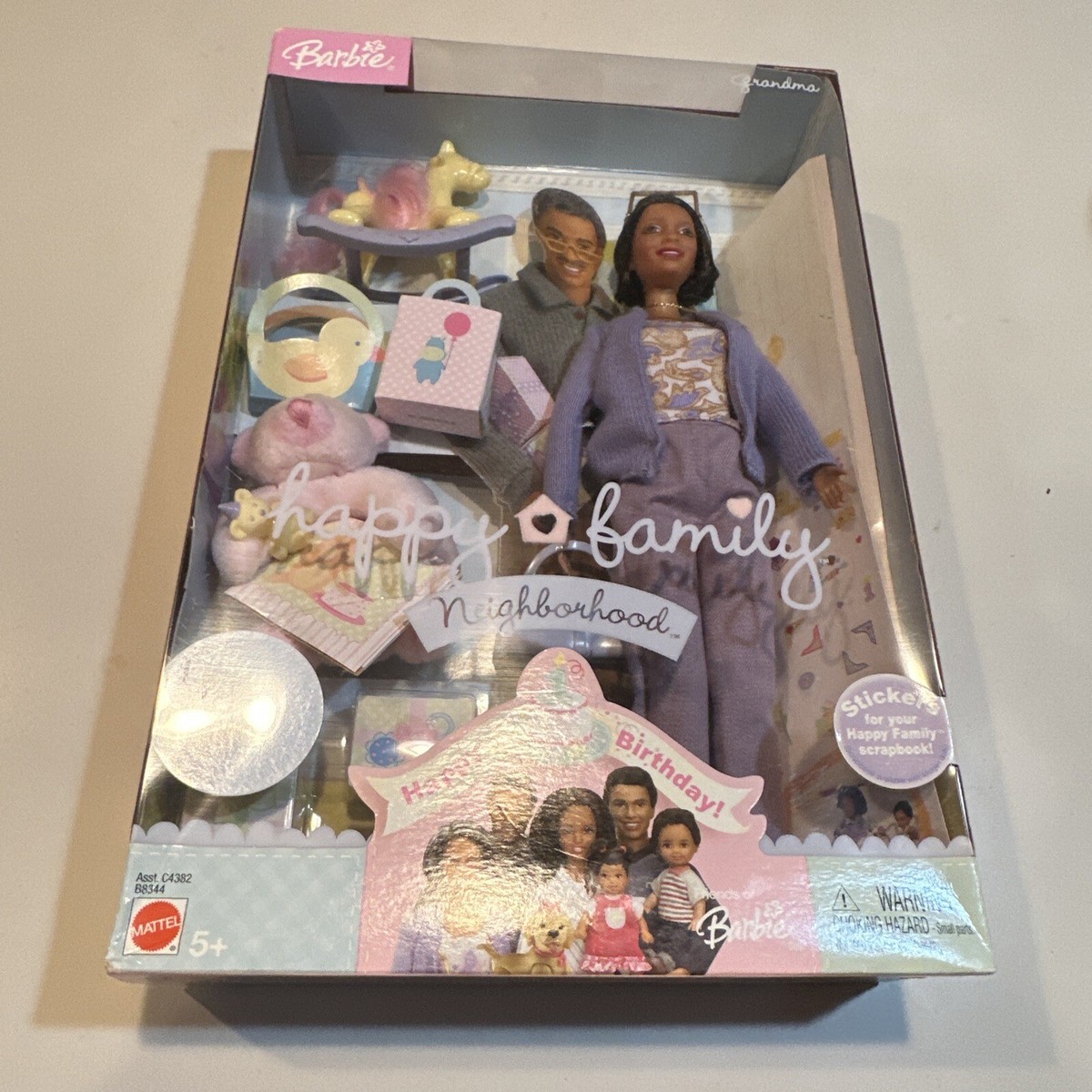Happy Family Neighborhood Grandma Barbie doll AA -box wear- Rare