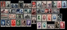Déstockage : L'ANNÉE 1956 Complète, Neufs ** = Cote 163 € / Lot Timbres France