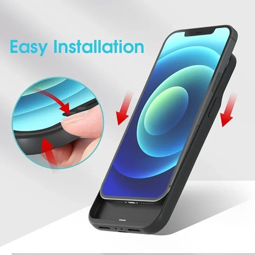 Coque iPhone Apple 6800mAh Power Bank originale 11 12 13 14 15 16 plus pro max - Photo 17 sur 18