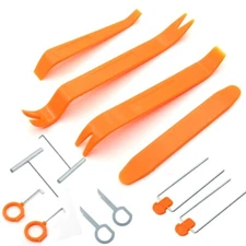For Car Radio Panel Door Dash Clip Plastic Trim Removal Pry Tool Set Kit 12Pcs