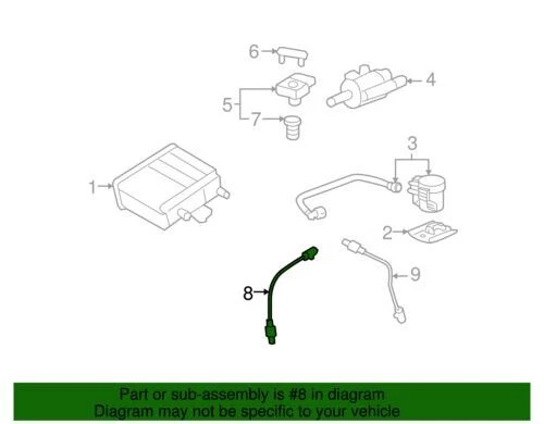 Genuine GM 2006-2013 Cadillac Chevrolet GMC Hummer LT Oxygen O2 Sensor 12589321 - Изображение 2 из 2