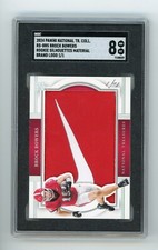 SGC 8-2024 National Treasures Collegiate BROCK BOWERS Silhouettes Brand Logo 1/1