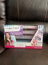 Make It Real - Ultimate Bead Studio. BRAND NEW Jewelry Making Kit 2600 Beads