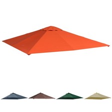 Pavillondach Ersatzdach für Pavillon Pavillonabdeckung Polyester Grün 2,98x2,95m