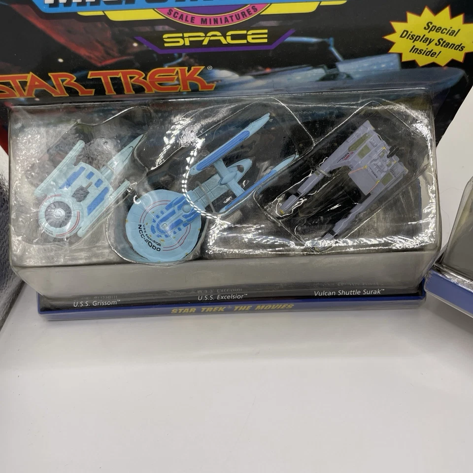 Lote De 2 Micro Máquinas Star Trek 1994 Colección Enterprise Reliant Foto 3 de 3