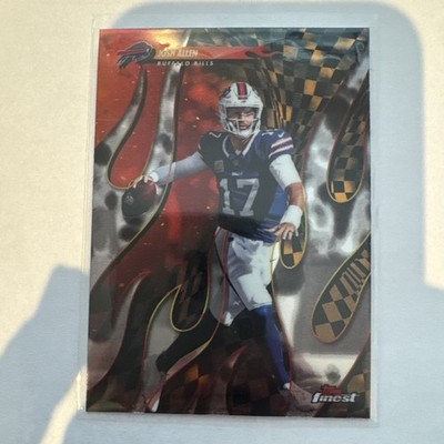 Topps Finest Torchers Josh Allen Insert T-10 Buffalo Bills NFL