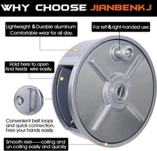 Tie Wire Reel Coil Holder Wheel 6.25" Lightweight Aluminum Tie Wire Reel Wheel