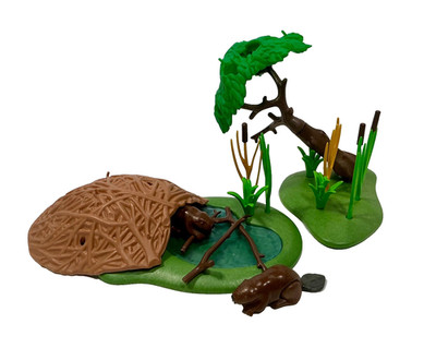 Playmobil 3227 Beaver s Den Complete
