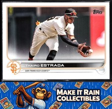 Thairo Estrada 2022 Topps Update #US273 San Francisco Giants Baseball
