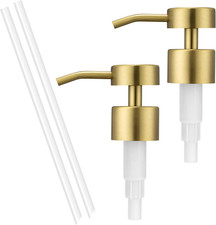 Soap Dispenser Pump Replacement 304 Stainless Steel for Regular Mouth Bottle