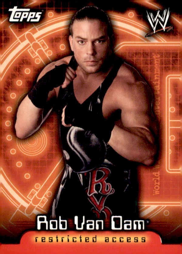 Rob Van Dam 2006 Topps WWE Insider Restricted Access #22