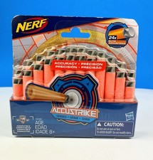 New Pack Nerf Elite Accustrike Ammunition 24x Darts Toy Blaster Bullets