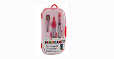 School Compass Geometry Writing set with spare Leads for the pencil attachment