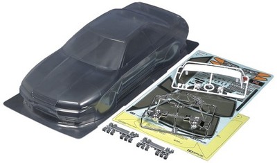 TAMIYA 300051365 Nissan 51365 1:10 Karosserie Skyline R32 190mm Unlackiert, Nich
