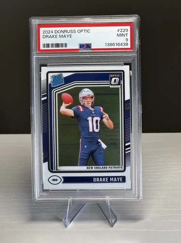 Drake Maye 2024 Panini Donruss Optic #229 Rated Rookie - PSA 9 🚀
