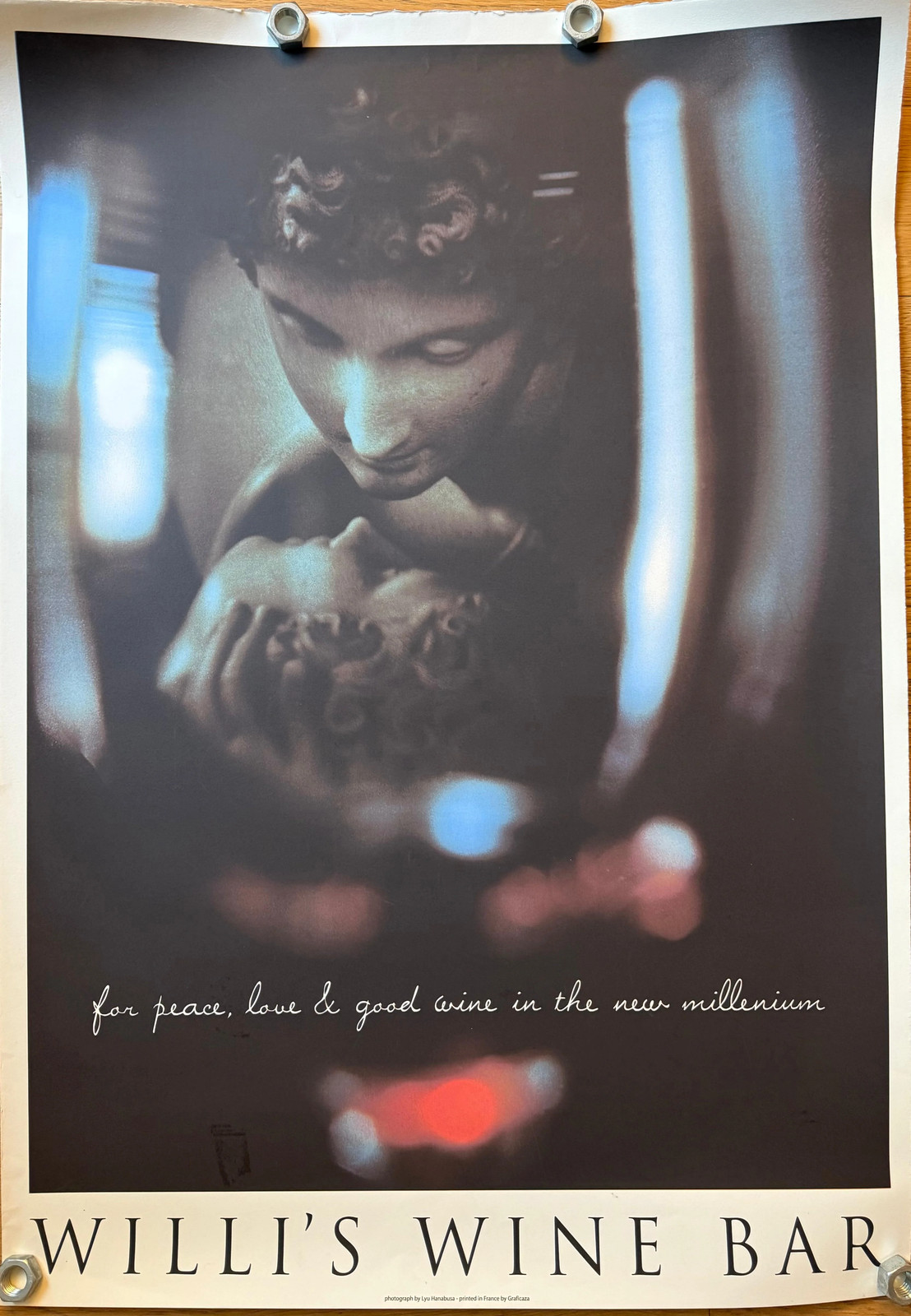 WILLI'S BAR BACIO POSTER VINTAGE 70x100