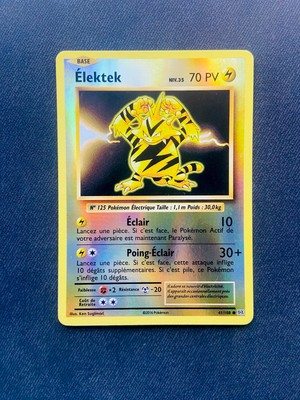 Pokemon Card Elektek 41/108 REVERSE XY Evolutions XY12 NM