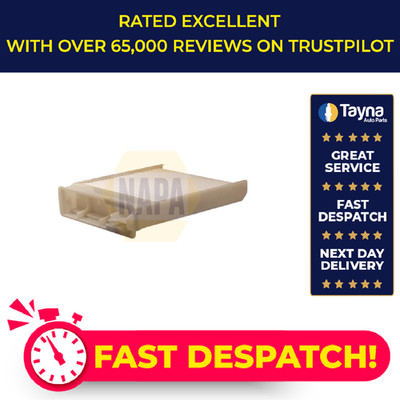 Pollen / Cabin Filter fits DACIA DUSTER 1.2 1.6 1.5D 2010 on NAPA Quality New
